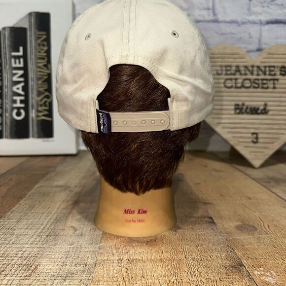 Patagonia Trucker Hat Cap Adult Beige Brown Snapback - Picture 4 of 9